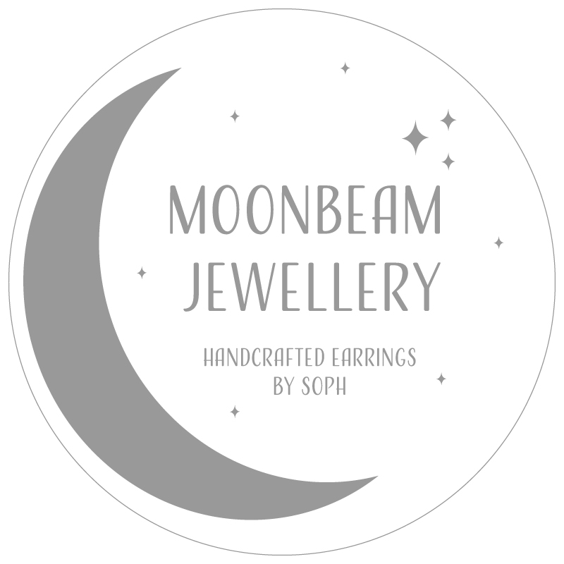 grey version of the Moonbeam Jewellery logo